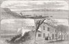 FRANCE. St Marguerite Fort, Cannes 1874 old antique vintage print picture