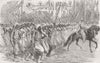 ITALY. Entry of Italian Army into Paris, Turcos 1859 old antique print picture