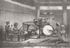 BURMA. Burmese Musician 1872 old antique vintage print picture