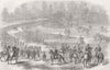 ITALY. Passage of the Chiese by French Troops 1859 old antique print picture