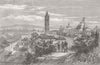 ITALY. View of Carpenedolo 1859 old antique vintage print picture