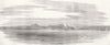 UKRAINE. Sketch on the Coast, off Loukhoul 1854 old antique print picture