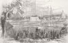 CANADA. The Lower Canadian Agricultural Exhibition 1854 old antique print