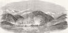 MILITARIA. Ft Golovin, Black Sea, abondoned by Russia 1854 old antique print