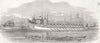 TURKEY. State Caiques of The Sultan, Istanbul 1853 old antique print picture