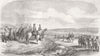 TURKEY. Egyptian Troops before Omer Pacha, Shumen 1854 old antique print