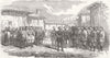 BULGARIA. Sadye Pacha with Dobrudja Cossacks, Shumen 1854 old antique print