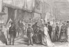 RUSSIA. Paris Expo. Cossack & Circassian costumes 1867 old antique print