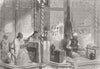 ALGERIA. Paris Expo. Algerian Craftsmen at Work 1867 old antique print picture