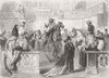 MARKETS. Costume Figures, South American Department 1867 old antique print