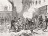 FRANCE. Paris Commune. Advanced Post, Village of Issy 1871 old antique print
