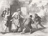 FRANCE. Paris Commune. May morning in Paris,  1871 old antique print picture