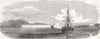 FINLAND. Bomarsund. View of forts 1854 old antique vintage print picture