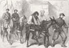 FRANCE. Paris Commune. Wounded rebel POWs, Versailles 1871 old antique print