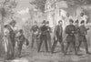 WASHINGTON. Civil War. Federal POW 1861 old antique vintage print picture