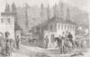 UKRAINE. Lord Raglan's head-quarters, at Balaklava 1854 old antique print