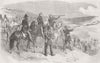 UKRAINE. Lord Raglan & Gen Canrobert nr Sevastopol 1854 old antique print