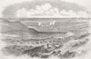 UKRAINE. The Field of Alma, After the Battle 1854 old antique print picture