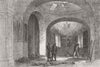 RUSSIA. St Vladimir Church, in a Russian Cemetery 1856 old antique print