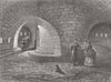 UKRAINE. Crimea inside of round Tower of Malakhov 1869 old antique print