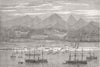 GEORGIA. Re-embarking the Troops at Tchamchira 1877 old antique print picture
