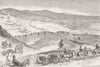BULGARIA. -The Capture of Kezanlik 1877 old antique vintage print picture