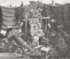 UKRAINE. Siege of Sevastopol. inside of Redan 1856 old antique print picture