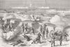 BULGARIA. The Battle of Pleven-Russians attacking 1877 old antique print