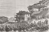 BULGARIA. Tirnvo, The Ancient capital of Bulgaria 1877 old antique print