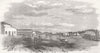 INDIA. Meerut. The Barracks 1857 old antique vintage print picture