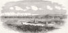 UKRAINE. cemetary of French Seamen at Kamiesch Bay 1855 old antique print