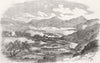 UKRAINE. Battle of Chernaya, or Traktir-Bridge 1855 old antique print picture