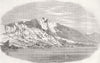 UKRAINE. Prince Woronzow's Palace, Aloupka, Crimea 1855 old antique print