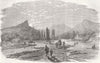 UKRAINE. Banks of the Alma 1854 old antique vintage print picture