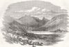 UKRAINE. Balaklava-View inside the Port 1854 old antique vintage print picture