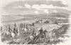 UKRAINE. Sevastopol-General Canrobert and Escort 1854 old antique print