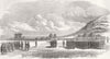 RUSSIA. Military Execution of Russian Spy at Shumen 1854 old antique print