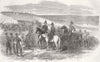 UKRAINE. Russia leaving Sevastopol-Gen DeLacy Evans 1854 old antique print