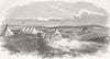 UKRAINE. Sevastopol-Capt Wodehouses guns 1854 old antique print picture