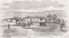 UKRAINE. Head-Quarters of Lord Raglan, nr Balaklava 1854 old antique print