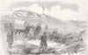 UKRAINE. French Ambulance, before Sevastopol 1854 old antique print picture