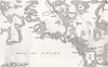 FINLAND. Suomenlinna 1854 old antique vintage map plan chart