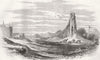 PAKISTAN. Ruins of Mansura, in Sindh 1857 old antique vintage print picture