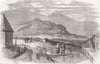 RUSSIA. Village, Siberian Side of Ural Mountains 1857 old antique print