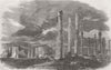 IRAN. Persepolis 1857 old antique vintage print picture
