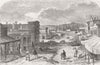 CANADA. A Street in Victoria, British Columbia c1878 old antique print picture