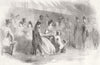 SPAIN. A sketch in Madrid 1856 old antique vintage print picture