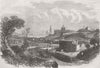 SPAIN. Zeres de la Frontera. nr Seville 1867 old antique vintage print picture