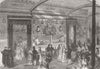 FRANCE. Paris Expo. Sevres, Beauvais, Gobelins Court 1867 old antique print