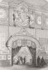 SPAIN. Entrance to the Spanish Picture-Gallery 1867 old antique print